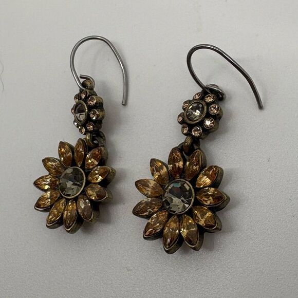 Fossil | Flower Drop Earrings - Picture 2 of 3